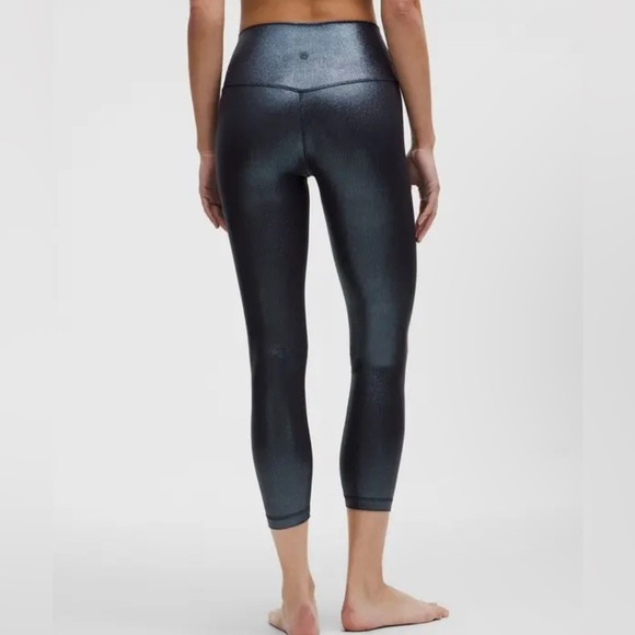 Lululemon Align Rib HR 25’’ Radiate Foil Print Black Night Size 12 - Picture 10 of 11